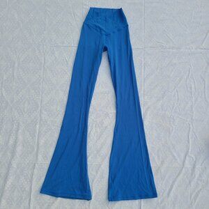Aerie Real Me High Waisted Crossover Flare Legging - Yearbook Blue - Size XS